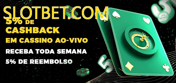 Promoções do cassino ao Vivo SLOTBET.COM